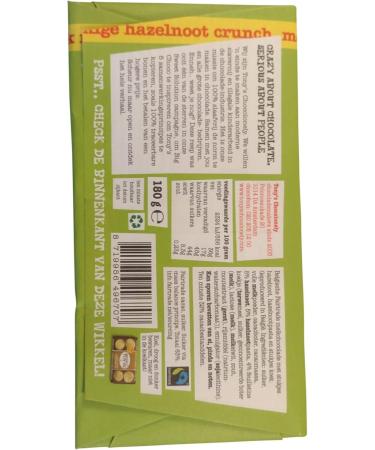  Tony's Chocolonely Chocolate Tony's Chocolonely Milk Hazelnut Crunch 180g - Buy Online on GoSupps.com