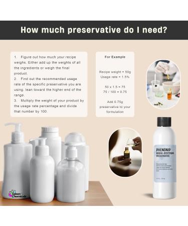 Phenonip Natural Preservative for Lotion & Cream 8 Oz | Organic DIY Preservative by Talsen Chemicals - Buy Online on GoSupps.com