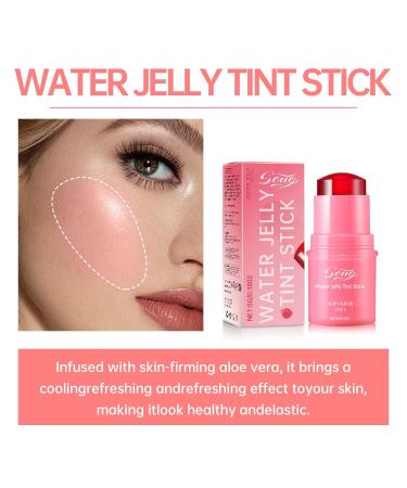 4 Colors Water Jelly Tint Stick - Multi-Use Cheek & Lip Stain for Vivid Color Effect | Chill (Poppy Pink Coral Berry Red) - 1 000+ Swipes - Buy Online on GoSupps.com