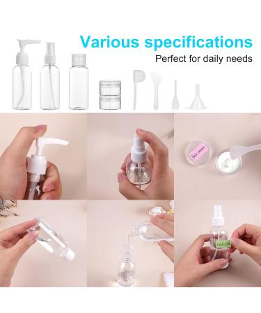 Flintronic 80ml Empty Travel Bottles Set - Ideal for Cosmetics Shampoo & Lotion - Perfect for Air Travel & Business Trips - Buy Online on GoSupps.com