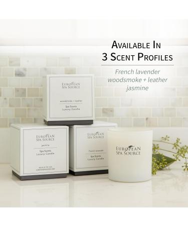 Jasmine Luxury Candle - Hand-Poured Soy Wax Aromatherapy Candle for Relaxation | 45 Hours Burn Time | Perfect Home Spa Experience - Buy Online on GoSupps.com