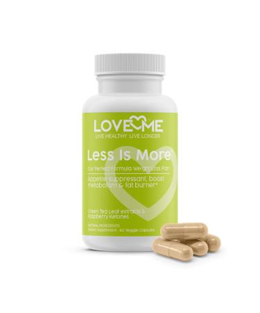 Supplement That Encourages Fat Loss with Natural Ingredients (30 Servings)  Aids Weight Loss & Improves Energy  Natural Ingredient Weight-Loss Aid  Diet Pills for Men & Women  Love Me Nutrition
