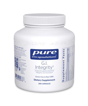 Pure Encapsulations - G.I. Integrity - Enhanced Support for Gastrointestinal Integrity and Function - 240 Capsules 240 Count (Pack of 1)