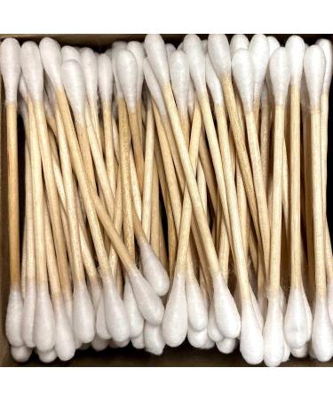 Eco-Friendly Cotton Swab Dispenser with 200 Bamboo Swabs | Sustainable Cleaning Ear Buds - Buy Online on GoSupps.com