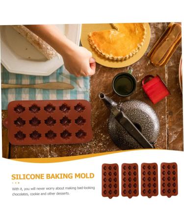 Ciieeo 4pcs Chocolate Mold Wax Chocolates Baking Mold Candy Mold Cookie Cutters Silicone Cookie Molds Silicone Molds Silicone Gummy Molds Ice Cube Soap Various Silica Gel Baking Supplies - Buy Online on GoSupps.com