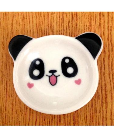 Snack Dip Bowls 4pc Cartoon Panda Ceramic Small Dish Home Soy Sauce Dish Creative Japanese Tableware Seasoning Saucers Appetizer Dish for Kitchen 4pcs - Buy Online on GoSupps.com