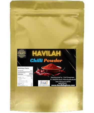 Havilah Chilli Powder/Chilly Powder | Lal Mirchi/Karam/Kara Powder | 920 gm | No Added Preservatives & Colours - Buy Online on GoSupps.com