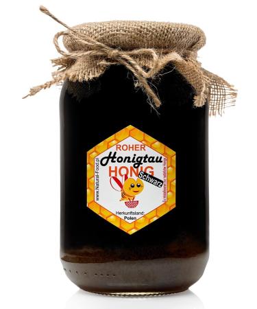 Raw honeydew |Honeydew |King of honey |1.1 kg |Raw of course very healthy without additives.Unfiltered not thrown or heated |Made by bees honeyw. 1.1 kg (1 Pack)
