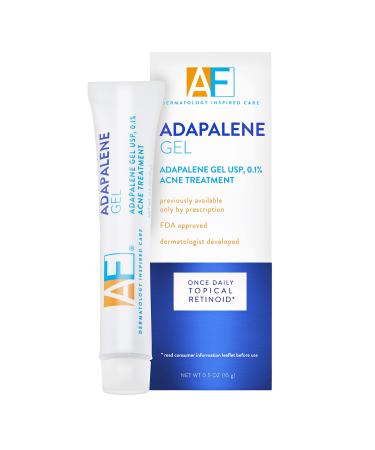 Acne Free Adapalene Gel 0.1%, Once-Daily Topical Retinoid Acne Treatment, 30 Day Supply, 0.5 Ounce 0.5-Ounce