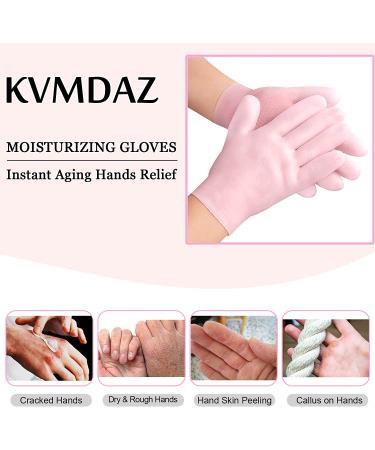 Moisturizing Silicone Gel Spa Gloves for Dry, Aging Hands - 1 Pair - Buy Online on GoSupps.com