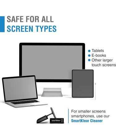 ScreenKlean Plus iPad & Tablet Screen Cleaner Groundbreaking Carbon Cleaning Compound Technology Extremely Effective No Liquids No Cloths No Tissues - Buy Online on GoSupps.com
