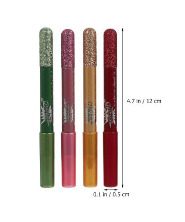Solustre 12 Colors Glitter Eyeliner Set | Waterproof Colored Eyeliner Pencils for Long-Lasting Professional Eye Makeup for Women - Buy Online on GoSupps.com