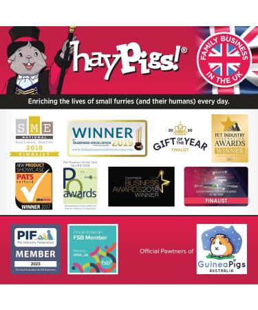 HayPigs! Pig 'n' Mix Bubblegum Buds 50g Guinea Pig Treats - Rabbit Treats Also Great for Rat Hamster or as Tortoise Treat for Boredom Breaker - Guinea Pig Gifts Bubblegum Buds 50.00 g (Pack of 1) - Buy Online on GoSupps.com