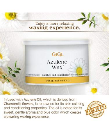 GiGi Azulene Wax - Soothes & Conditions All Skin Types | 368g | International Shipping Available - Buy Online on GoSupps.com