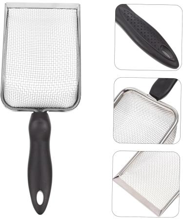 BESPORTBLE 3 Pcs Pet Cleaning Tools Reptiles Sand Mesh Shovel Uvlizer Beachcombing Strainer Zoo Stainless Steel 27X10X5CMx3pcs Blackx3pcs - Buy Online on GoSupps.com