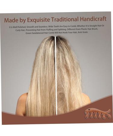 Healeved Fish-Shaped Massage Comb | Comfortable Wooden Hair Tool for Curly Hair - Enhance Your Massage Experience - Buy Online on GoSupps.com