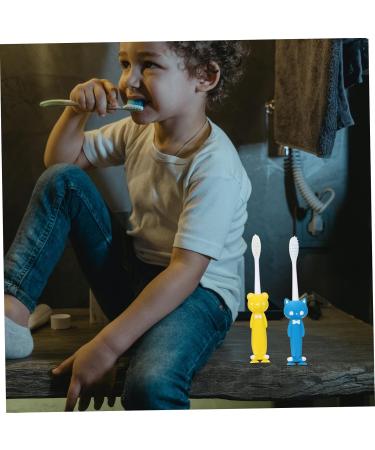 FOMIYES 4 Sets Children's Suction Cup Toothbrush Toys - Soft & Fun Toothbrushes for Kids - Buy Online on GoSupps.com