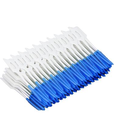 160 Pieces Interdental Brushes - Soft Tooth Cleaning Tools & Toothpicks for Ultimate Oral Care (Blue) - International Shipping Available - Buy Online on GoSupps.com