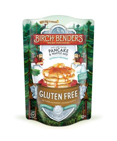 Gluten-Free Pancake and Waffle Mix by Birch Benders, Made with Brown Rice Flour, Potato, Cassava, Almond, and Cane Sugar, Family Pack, Just Add Water, 14 Ounce (1-pack) 14 Ounce (Pack of 1)