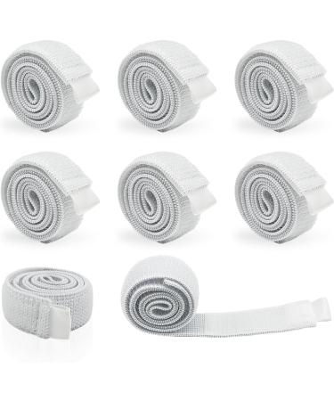 EUPSIIU 8 Pcs Fix Leg Bag Straps Urine Drainage Bag Strap Catheter Fix Leg Strap Fixation Tapes Velcro Strap Catheter Tube Holder Catheter Leg Strap for Incontinence Urine Bag (White) - Buy Online on GoSupps.com