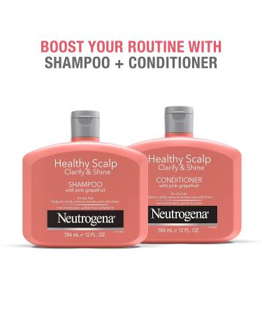 Neutrogena Healthy Scalp Clarifying Conditioner with Pink Grapefruit 12oz - Paraben & Phthalate-Free - For Oily Hair - Color-Safe - Buy Online on GoSupps.com