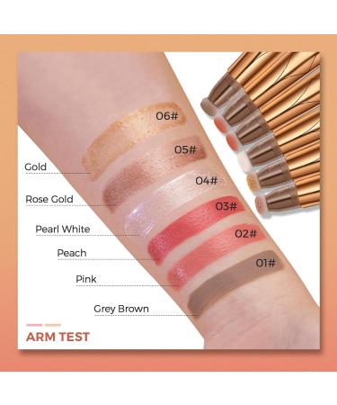 Ofanyia Blush Wand Liquid Face Blush Stick - Cruelty-free Silky Smooth Creamy Blush Beauty Wand - Lightweight Blendable Formula - Cheekbone 02 - Buy Online on GoSupps.com