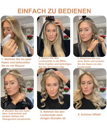 Overnight Curling Headband - Heat-Free Silk Curlers for Beautiful Curls While Sleeping - Leopard Pattern - Buy Online on GoSupps.com