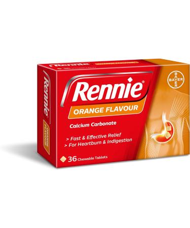 Rennie Orange 500mg (3 x 36 Pack) - Buy Online on GoSupps.com