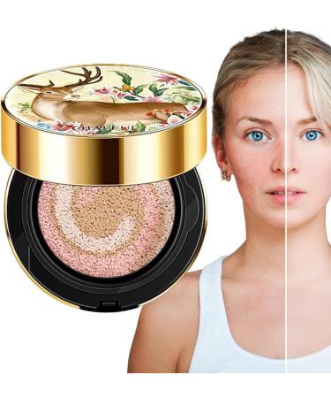 Foundation Cushion Moisturizing Foundation Concealer with Non-greasy Mirror Air Cushion - Daily Cosmetics for Home Work Travel Shopping Meeting Puchen - Buy Online on GoSupps.com