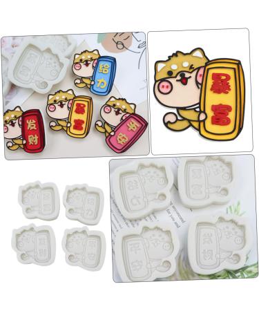 Operitacx 4 Pcs Shiba Inu Drawing Stencil Silicone Molds Baking Mold Creative Crystal Epoxy Mold Plaster Car - Buy Online on GoSupps.com