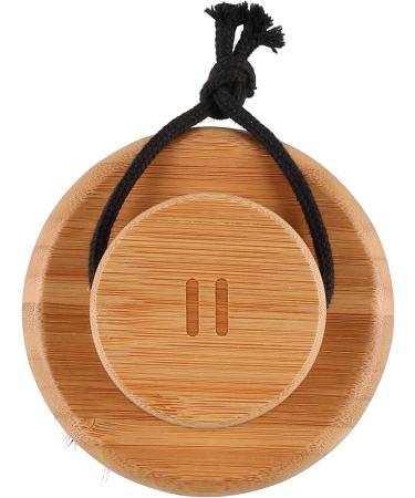 Eco-Friendly Bamboo Round Body Brush with Natural Hair | Sustainable Skincare Essential - Buy Online on GoSupps.com