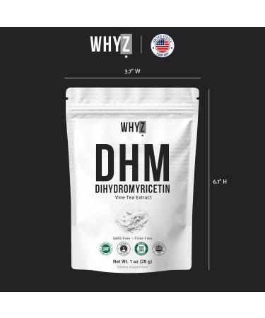 Dihydromyricetin Powder 28g 100% Pure DHM Supplements Liver Support Hydration & Body Replenishment Premium Quality DHM Supplement for Wellness 80 Servings - Buy Online on GoSupps.com