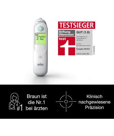 Braun Thermoscan 6 Ear Thermometer IRT6515 | Professional Accuracy Color-Coded Display Easy to Use | Includes Protective Storage Pocket | International Shipping Available - Buy Online on GoSupps.com