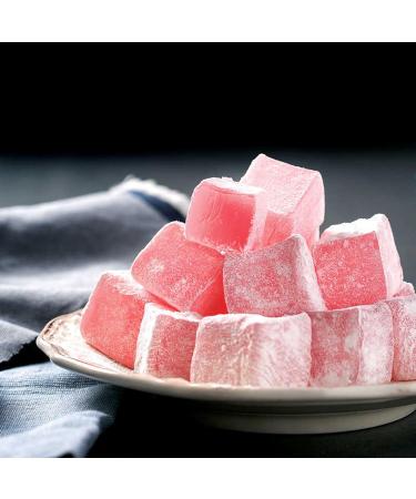 Bodrum Delight Luxury Rose 350g | Turkish Delight Sade Lokum Dessert Gourmet Box | Confectionery Authentic & Luxurious Selection of Turkish Delight Gift Box | From Turkey (Luxury Rose 350g 1 Pack) Luxury Rose 350g 1 Pack - Buy Online on GoSupps.com