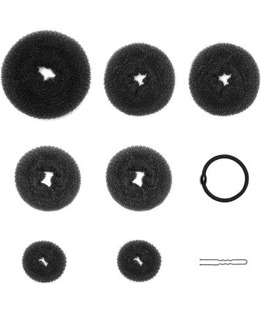 CENPEK 22-Part Hair Styling Set | Bun & Donut Maker | Magical Black Hair Accessories for DIY Hairstyles - Buy Online on GoSupps.com