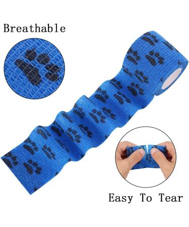 Veraing Self-Adhesive Bandage for Pets | Elastic Cohesive Bandages for Dogs & Horses | 6 Rolls for Wrists & Ankles - Buy Online on GoSupps.com