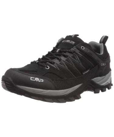 CMP Men's Rigel Low Shoe Wp Trekking and Hiking Shoes 46 EU Nero Grey