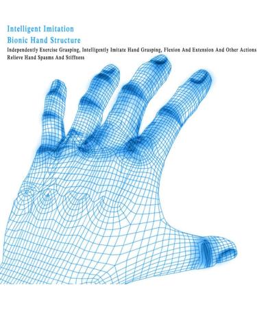 Rehabilitation Robot Gloves Stroke Hemiplegia Hand Function Exercise Correction Fingerboard for Stroke Hemiplegia Hand Function Recovery Relief Finger Cramps Left Small - Buy Online on GoSupps.com