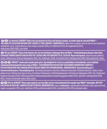 Buy Senseo Milka Cocoa Pads - 40 Compatible Pads (Pack of 5) - 560g for 40 Delicious Chocolate Drinks - Buy Online on GoSupps.com