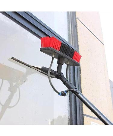 photovoltaic cleaner Window Cleaning Pole Water Fed Pole Kit Water Fed Telescopic Brush Squeegee Water/Hose Fed Pole Window Cleaning Brush Equipment Cleaning 55cm Brush Head 5M/17FT - Buy Online on GoSupps.com
