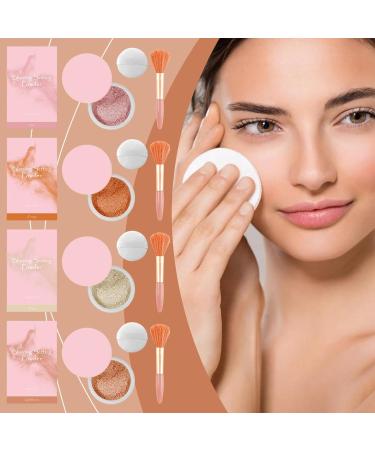 Allaura Make-Up Fixing Powder Allaura Mattifying Powder Allaura Beauty Blurring Powder Allaura Beauty Pink Setting Powder Oil Control Setting Powder for All Skin Tones (Pink 6G) - Buy Online on GoSupps.com