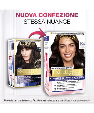 L'Or al Paris Hair Colour 300 Castano Scuro Naturale - Buy Online on GoSupps.com