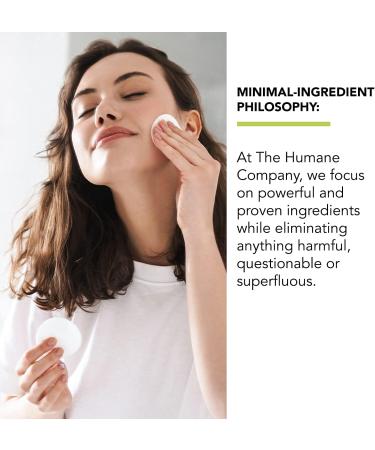 Humane Clarifying Toner Pads - 2% BHA Salicylic Acid Exfoliator - Pore Minimizer for All Skin Types - Removes Oil, Dead Skin, Grime - 4 oz - Buy Online on GoSupps.com