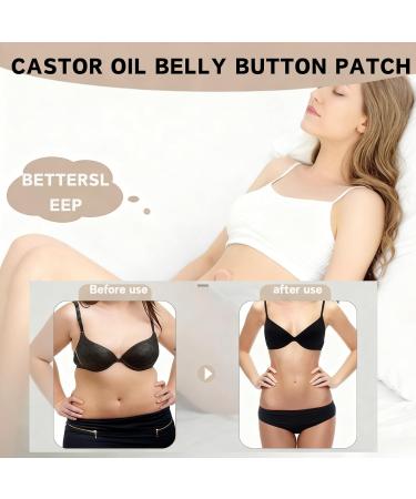 54pcs Castor Oil Patches Castor Oil Pack Wrap Disposable Organic Cotton Self-Adhesive Pads For Belly Button Leak-Proof Belly Button Patch Cover Breathable & Skin-Friendly No Wash(Beige) - Buy Online on GoSupps.com