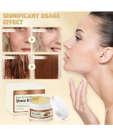 Beurre de Karit Beurre de Karit Bio Beurre de Karit Cr me Pur et Naturel Beurre de Karit lisse naturel pour le corps Beurre de Karit Suitable for All Skin and Hair Types (120ml) - Buy Online on GoSupps.com