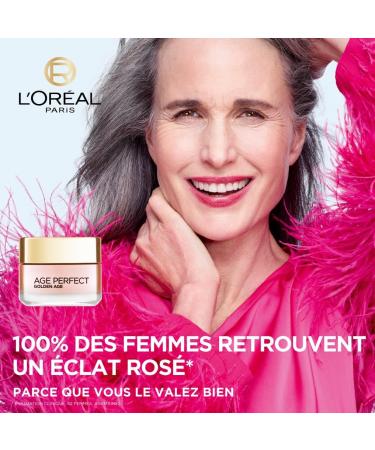 L Or al Paris Age Perfect Golden Age Re-Fortifying Ros Day Cream Anti-Sagging & Radiance Day Cream Enriched with Native Peony Cells and Calcium/Vitamin B3 50 ml - Buy Online on GoSupps.com