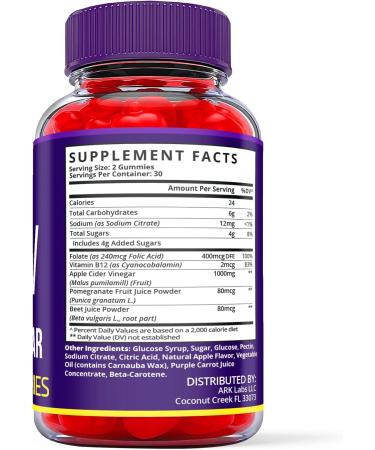 (5 Pack) Keto Drive ACV Gummies - Vegan Formula with Apple Cider Vinegar & Vitamin B12 - 300 Gummies - Buy Online on GoSupps.com