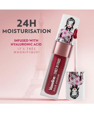  Vaseline Vaseline x Emily in Paris Lip Oil Rose Amour tinted lip gloss for fuller lips (Rose Amour - 1 x 4g) - Buy Online on GoSupps.com