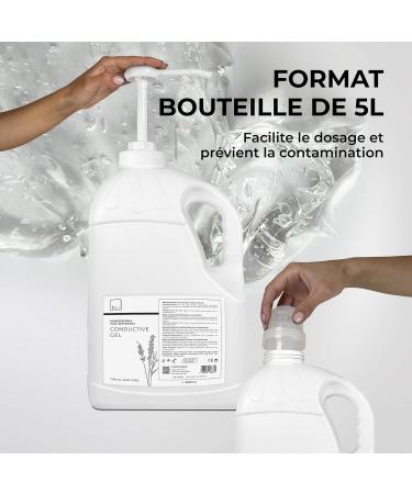 Conductive Gel for Professional Use | 5 Liters | High Efficiency Ultrasonic Contact Gel Electrotherapy Aesthetics etc - Buy Online on GoSupps.com
