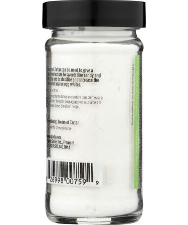 Spicely Cream of Tartar - 3 Ounce Pure Baking Ingredient - Buy Online on GoSupps.com